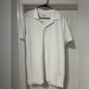 Men’s L Old Navy White Polo